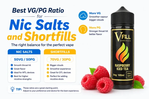 Best VG/PG Ratios for Nic Salts vs Shortfills