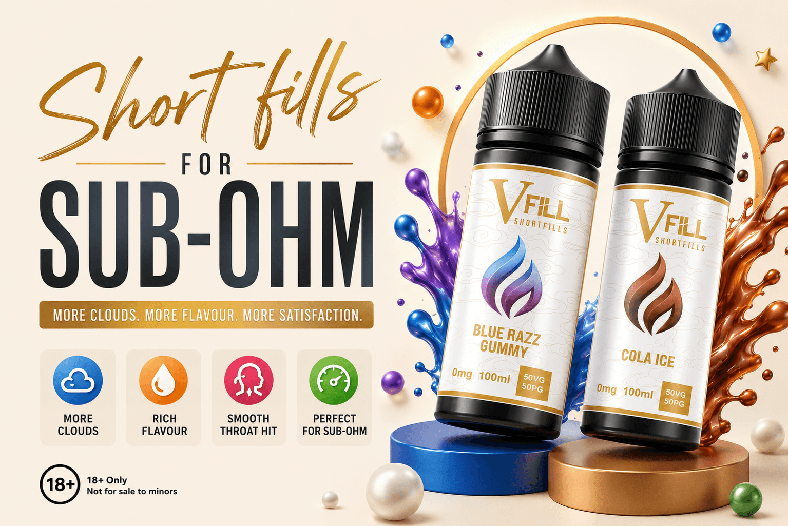 100Ml Shortfills Better For Sub-Ohm Vaping