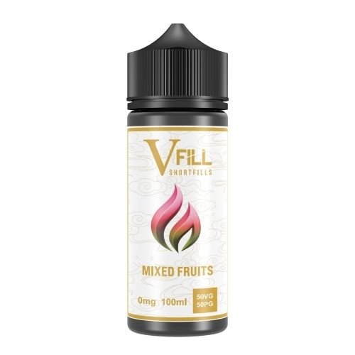 Mixed Fruits V Fill 100Ml Shortfill E-Liquid Bottle 50Vg 50Pg