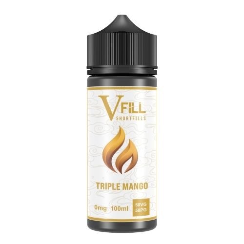 Triple Mango V Fill 100ml Shortfill E-Liquid Bottle 50VG 50PG